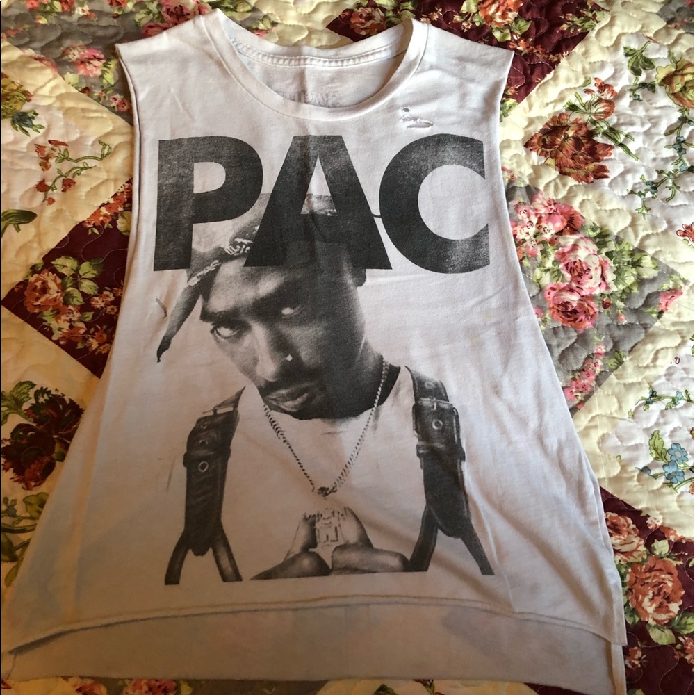 Tupac Distressed Tank